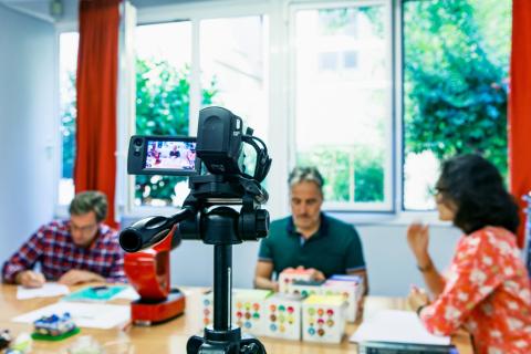 Une session de test produit Easier est filmée afin d’observer les usages réels et détecter les obstacles invisibles.